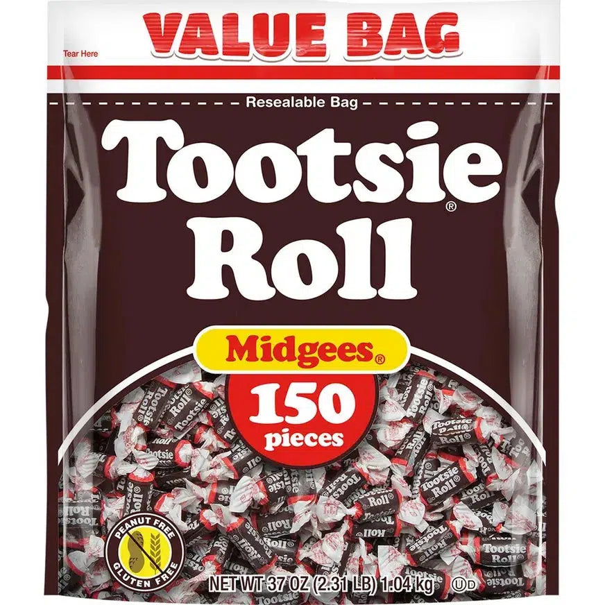 Tootsie-Tootsie Roll 150 count 37 oz. Resealable Bag-637-Single-Legacy Toys