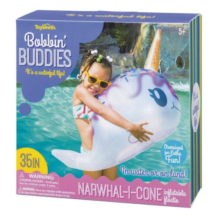 Toy Smith-Bobbin Buddies Narwhal-I-Cone-1358-Legacy Toys