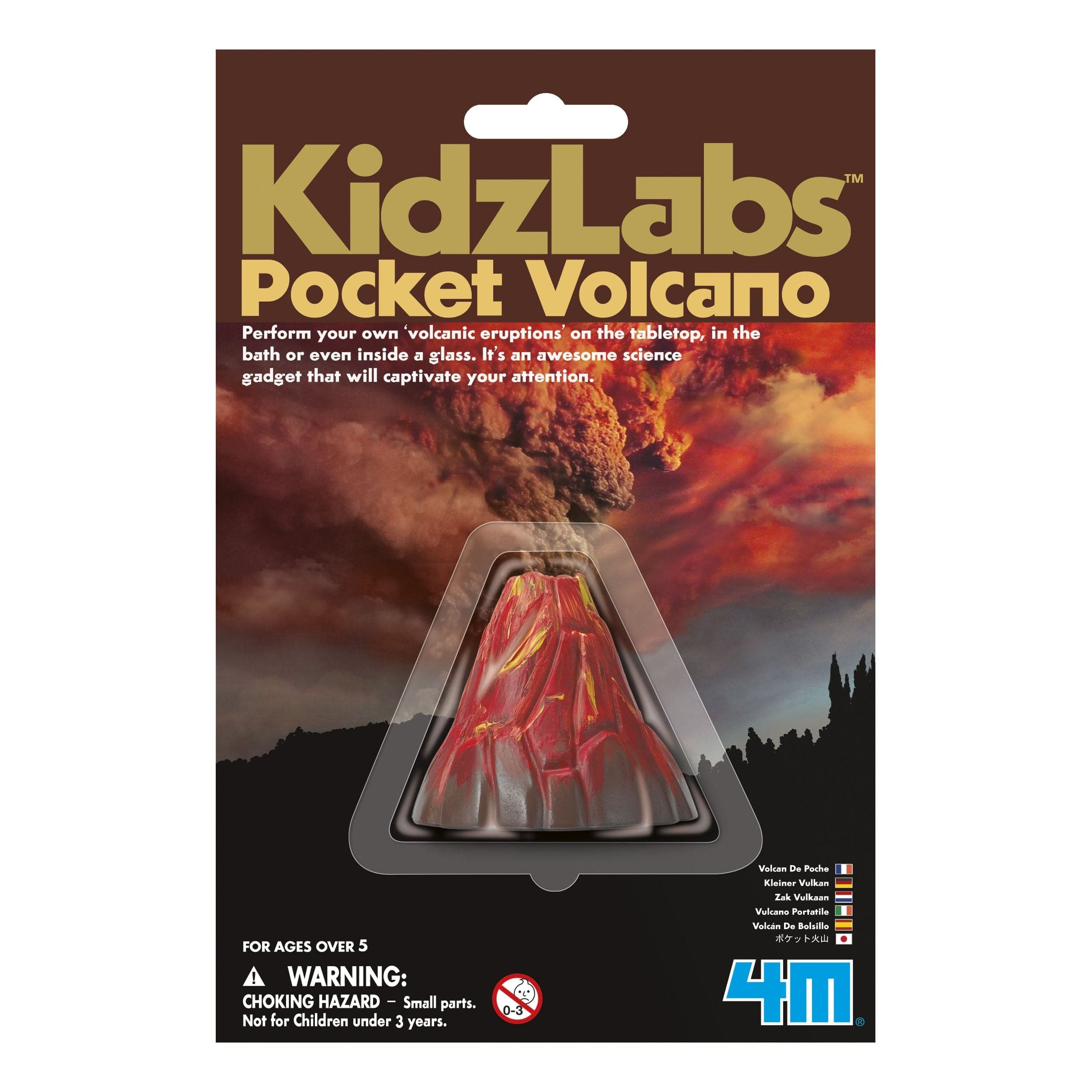Toy Smith-Kidz Labs Pocket Volcano-34491-Legacy Toys