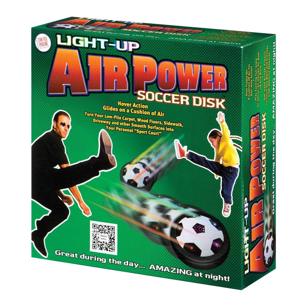 Toy Smith-Light Up Air Power Soccer Disk-52142-Legacy Toys
