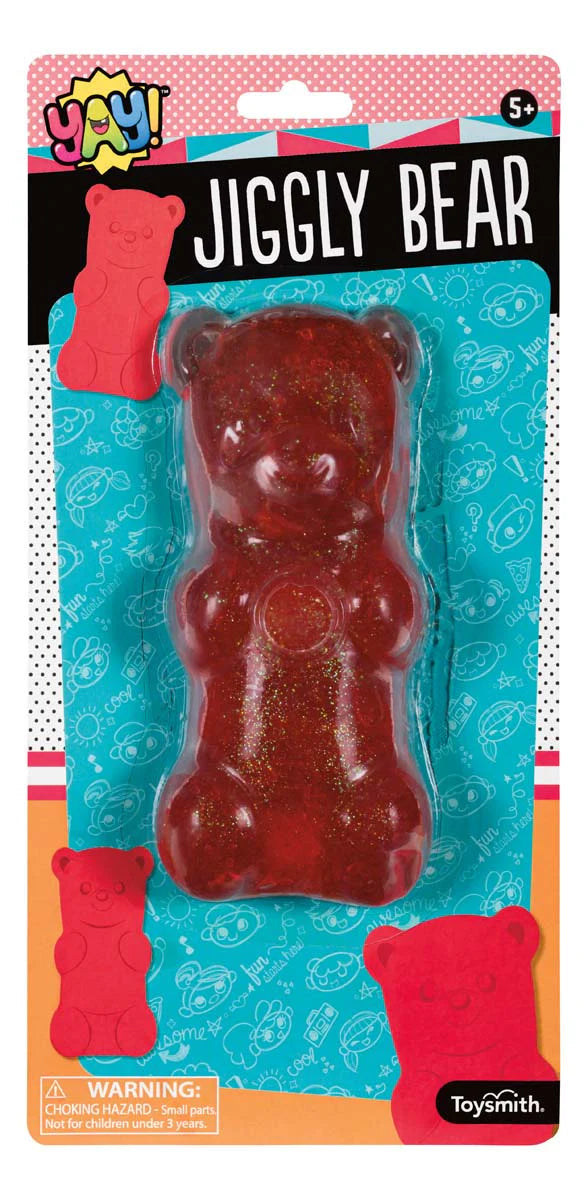 Toy Smith-YAY! Jiggly Bear-91006-Legacy Toys