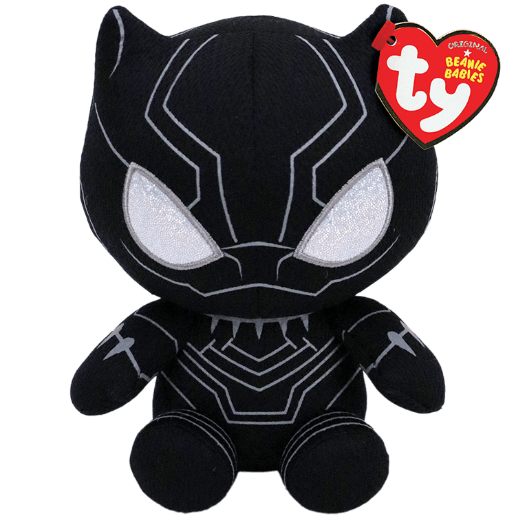 TY-Beanie Babies - Black Panther - Small 8