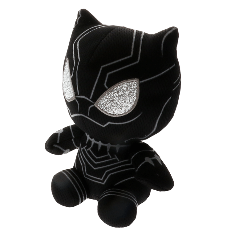 TY-Beanie Babies - Black Panther - Soft Medium 13"-45000-Legacy Toys