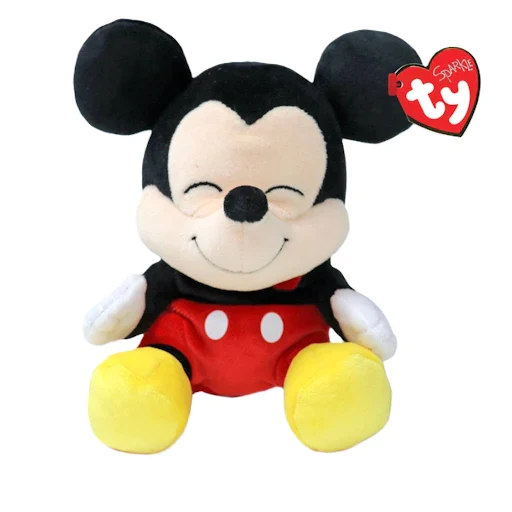 TY-Beanie Babies - Mickey Mouse - Soft Small 8