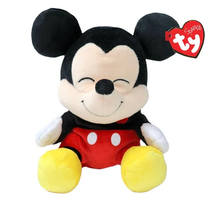 TY-Beanie Babies - Mickey Mouse - Soft Small 8"-44009-Legacy Toys
