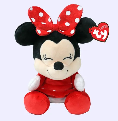 TY-Beanie Babies - Minnie Mouse - Soft Medium 13