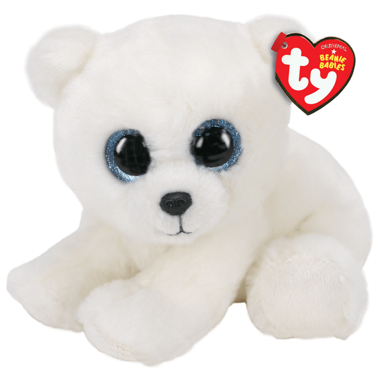 TY-Beanie Baby -Ari White Polar Bear - 8