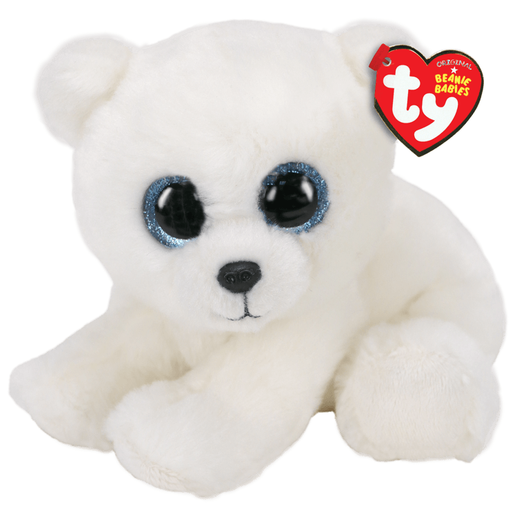 TY-Beanie Baby - Ari White Polar Bear - 8