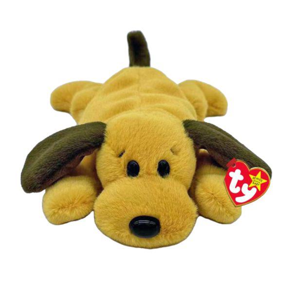 TY-Beanie Baby - Bones II - Brown Dog-41307-Legacy Toys