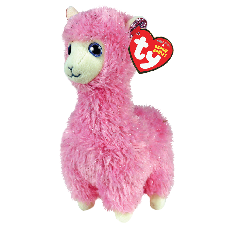 TY-Beanie Baby - Lana Pink Llama - 8