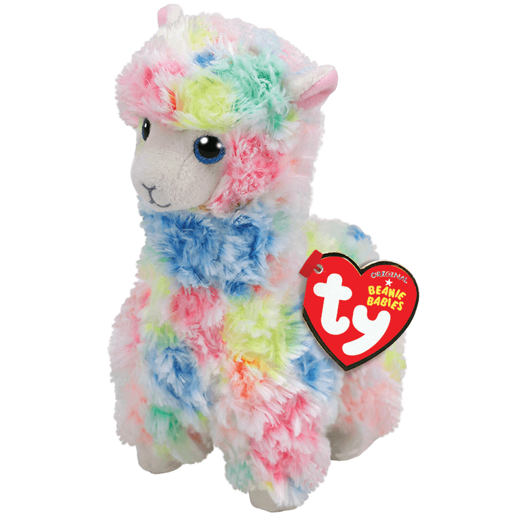 TY-Beanie Baby - Lola Multicolor Llama - 8