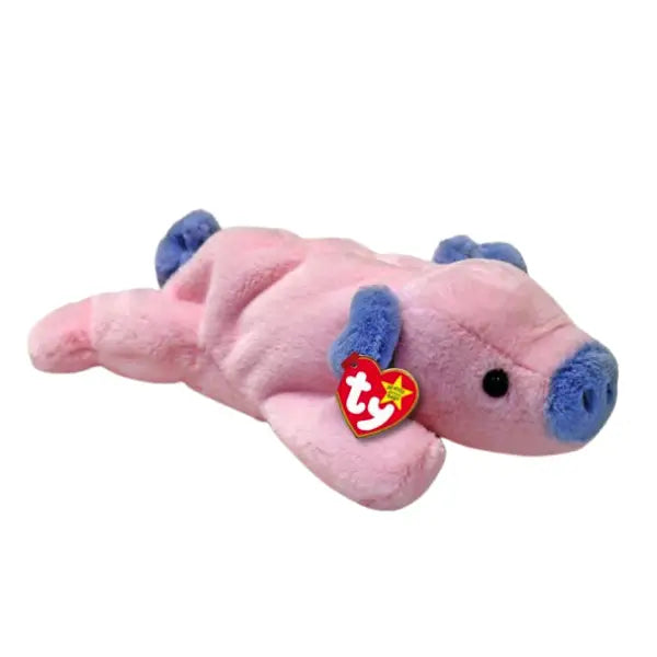 TY-Beanie Baby - Squealer II - Pink Pig-41313-Legacy Toys