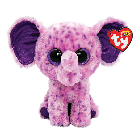 TY-Beanie Boo's - Eva the Elephant-36386-Small 6"-Legacy Toys