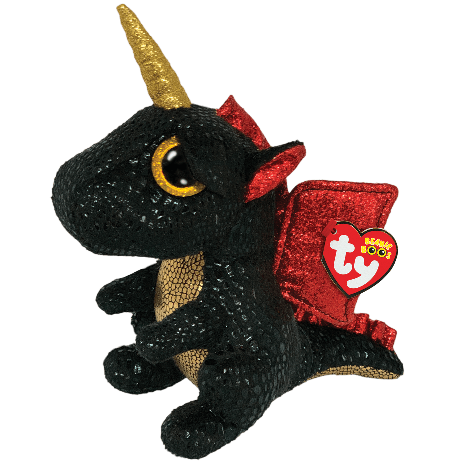 TY-Beanie Boo's - Grindal the Dragon-36321-6" Small-Legacy Toys