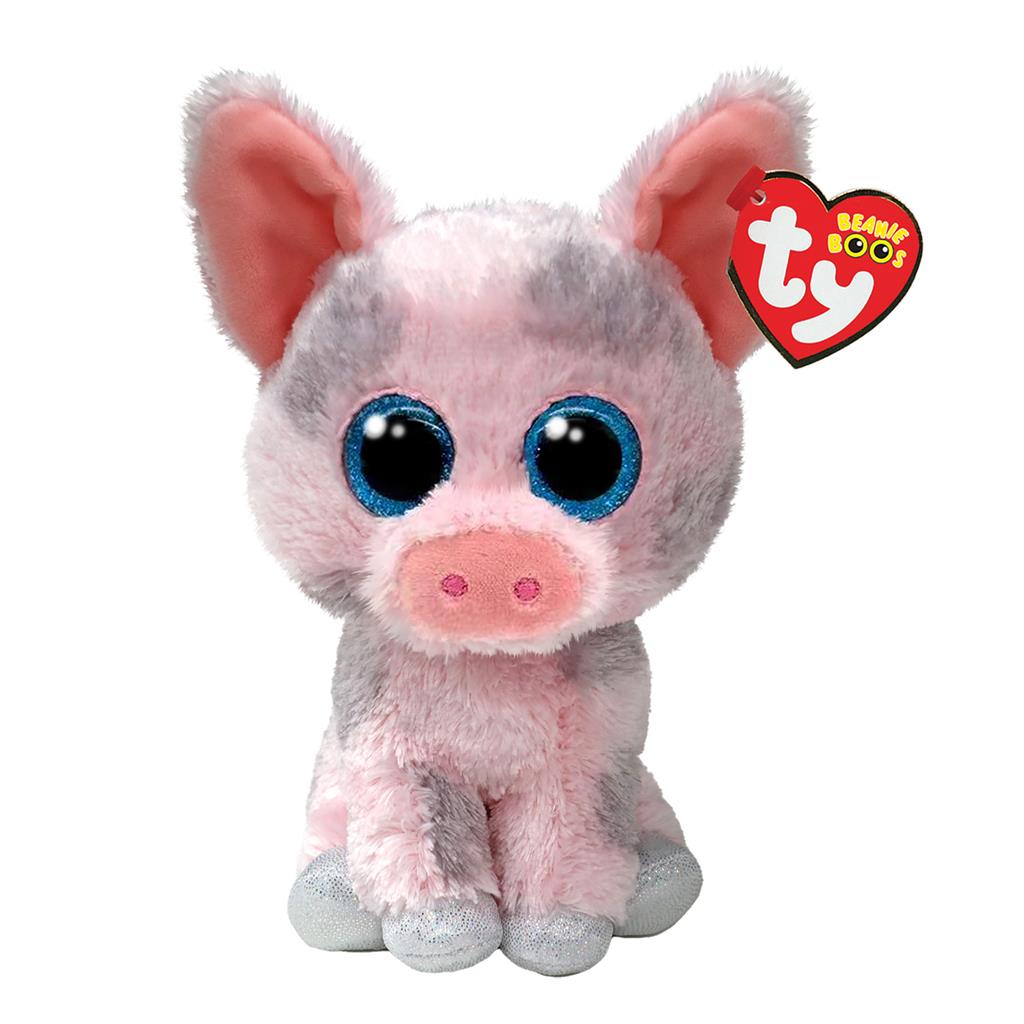 TY-Beanie Boo's - Hambone the Pig - Small 6"-37318-Legacy Toys