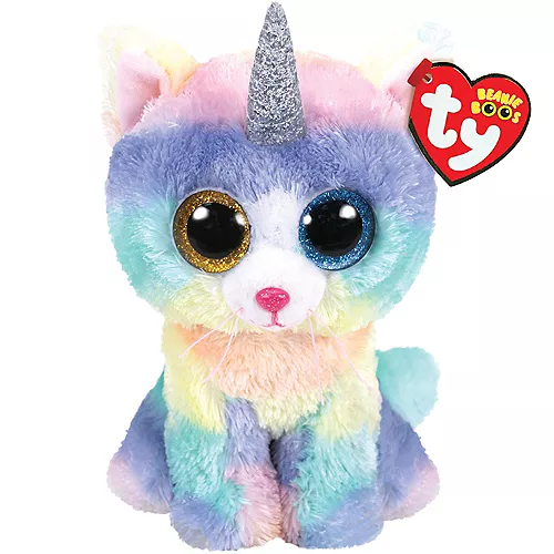 TY-Beanie Boo's - Heather the Cat-36250-Small 6
