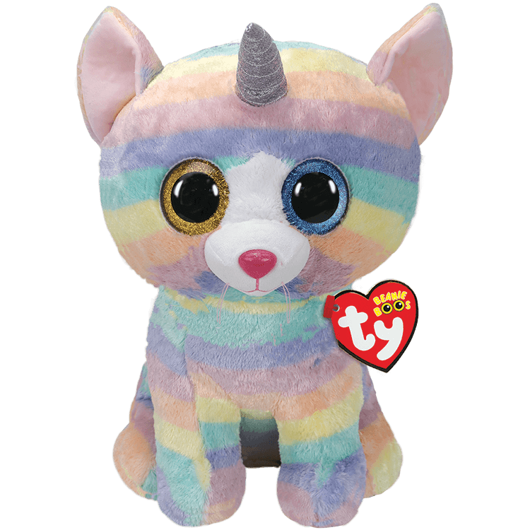 TY-Beanie Boo's - Heather the Cat-36753-Large 16