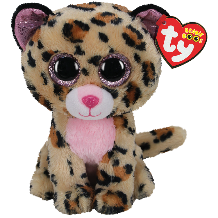 TY-Beanie Boo's - Livvie the Leopard-36367-6