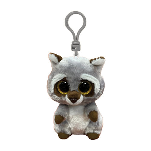 TY-Beanie Boo's - Oakie the Raccoon - 5" Clip-35252-Legacy Toys