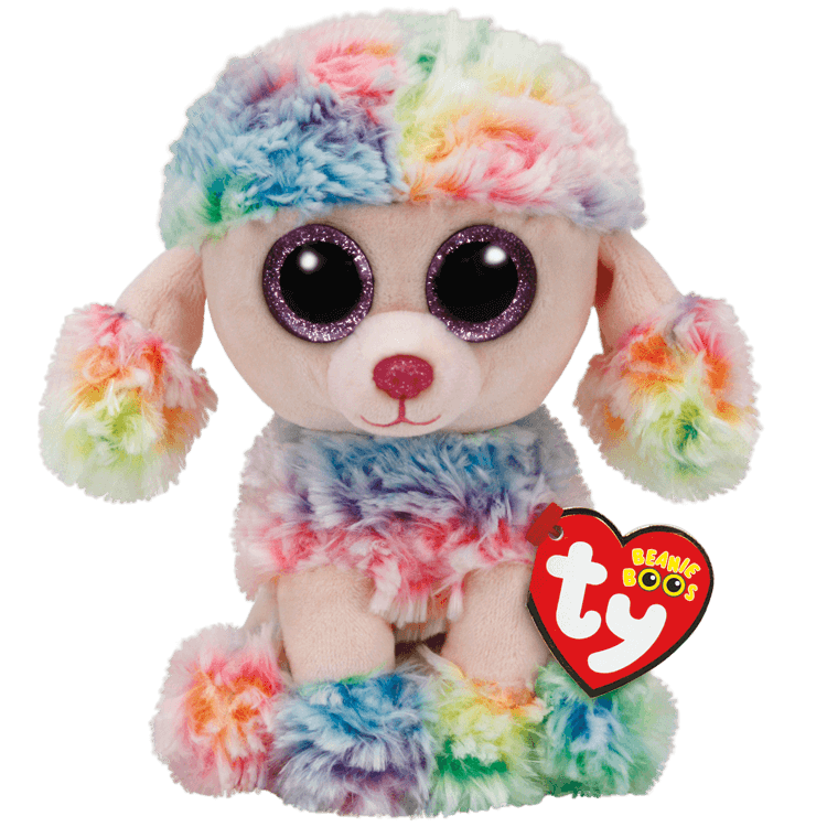 TY-Beanie Boo's - Rainbow the Poodle-37223-6