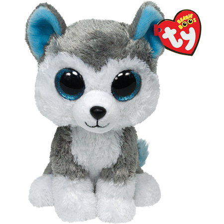 TY-Beanie Boo's - Slush the Husky-36006-6" Small-Legacy Toys