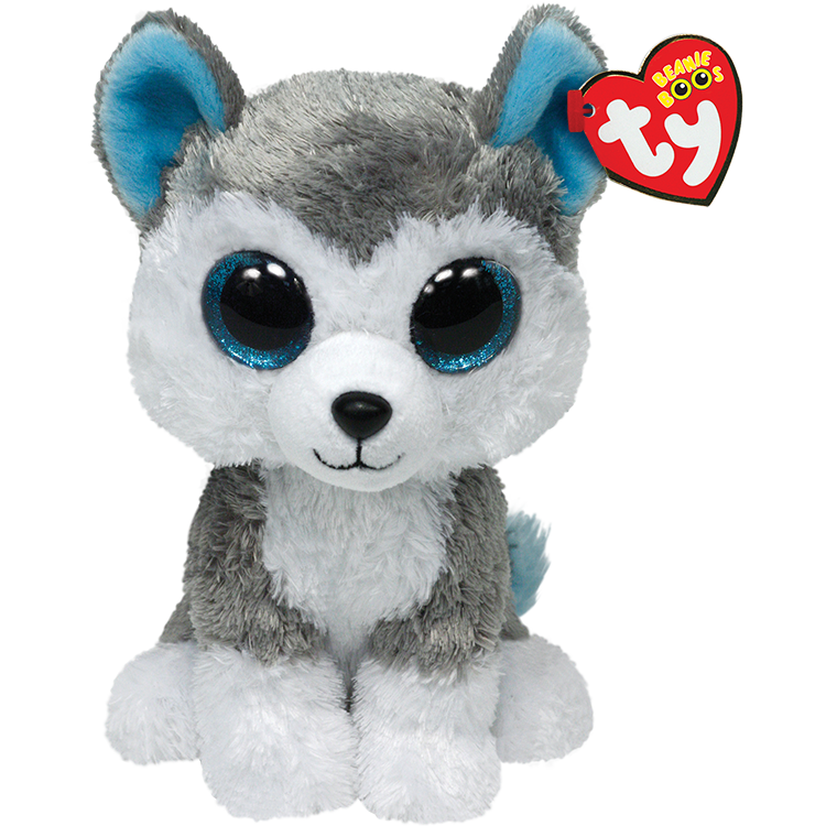 TY-Beanie Boo's - Slush the Husky-36006-6" Small-Legacy Toys
