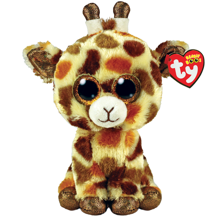 TY-Beanie Boo's - Stilts the Giraffe-36394-6" Small-Legacy Toys
