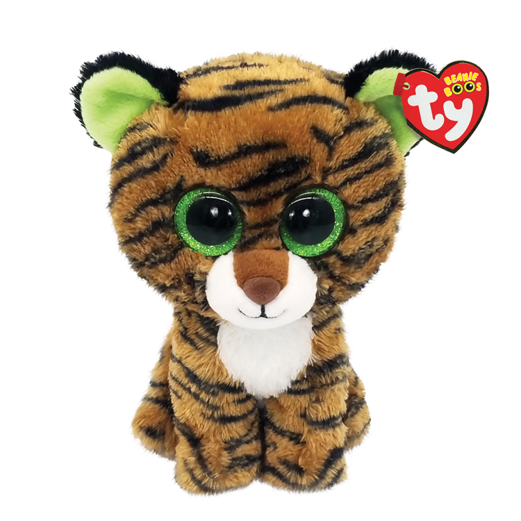 TY-Beanie Boo's - Tiggy the Tiger - Small-36387-Legacy Toys