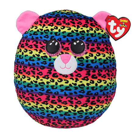 TY-Squish A Boo - Dotty the Leopard-39286-10" Small-Legacy Toys