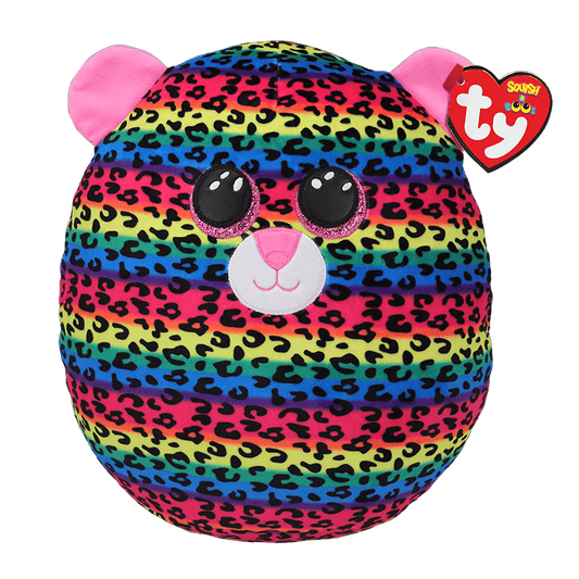 TY-Squish A Boo - Dotty the Leopard-39286-10" Small-Legacy Toys