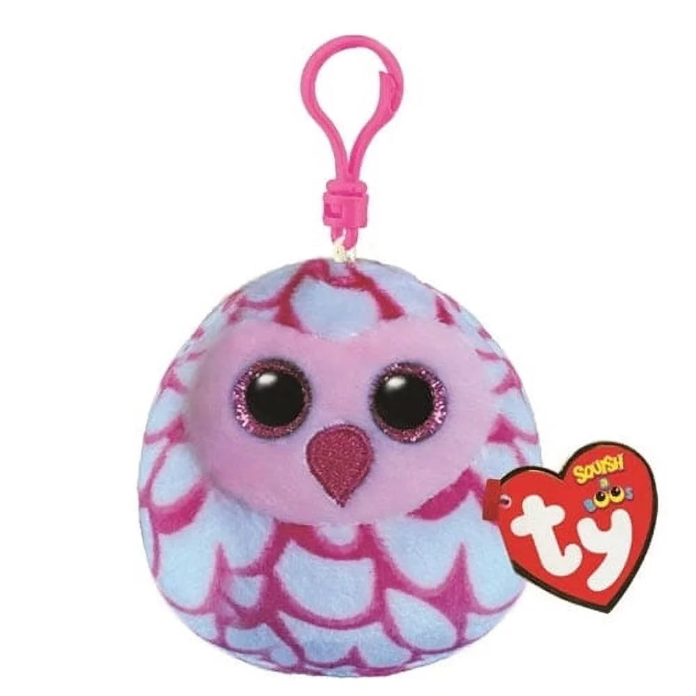 TY-Squish A Boo - Pinky the Owl-39563-3