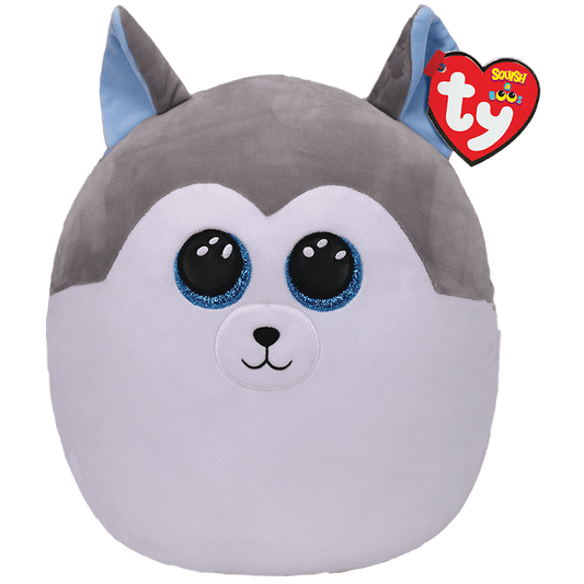 TY-Squish A Boo - Slush Husky-39293-10" Small-Legacy Toys