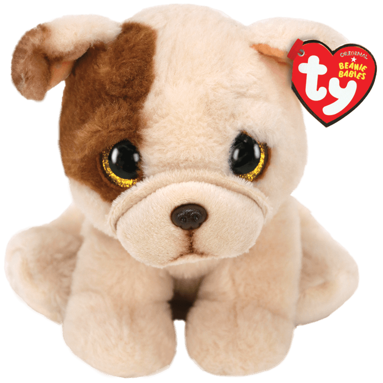 TY-Ty Classic Plush - Houghie - Tan Pug - Medium 13