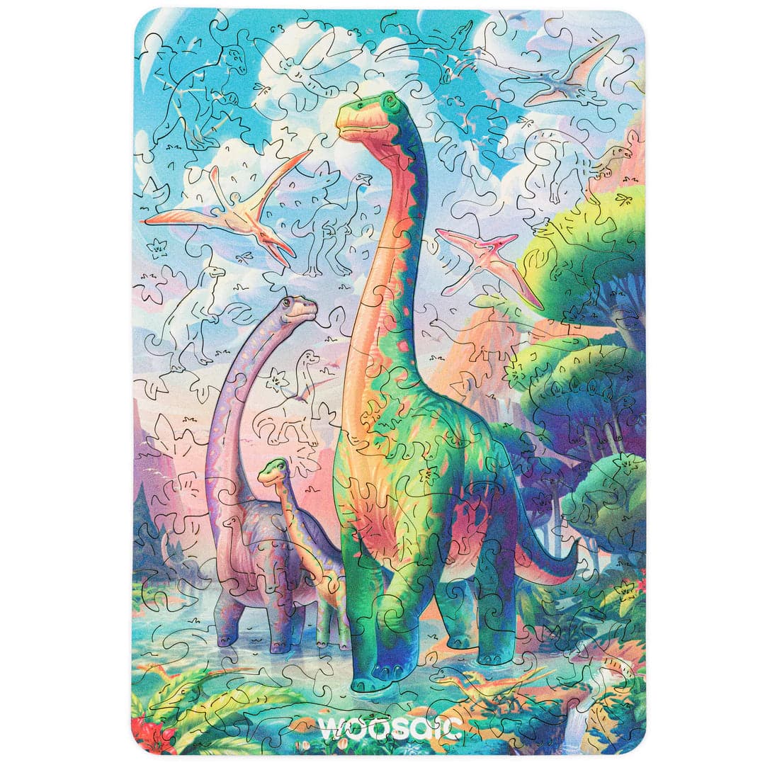 Unidragon-Diplodocus Jigsaw Puzzle - 100 Pieces-UNI-DIP-Legacy Toys