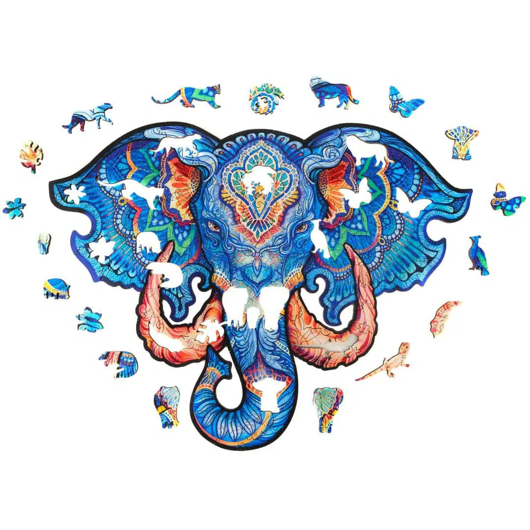 Unidragon-Eternal Elephant Wooden Puzzle--Legacy Toys