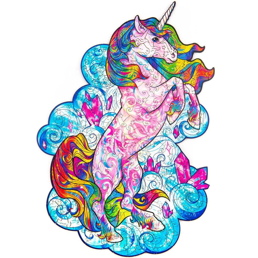 Unidragon-Inspiring Unicorn Wooden Puzzle-UNI-UNI-S-Simple-Legacy Toys