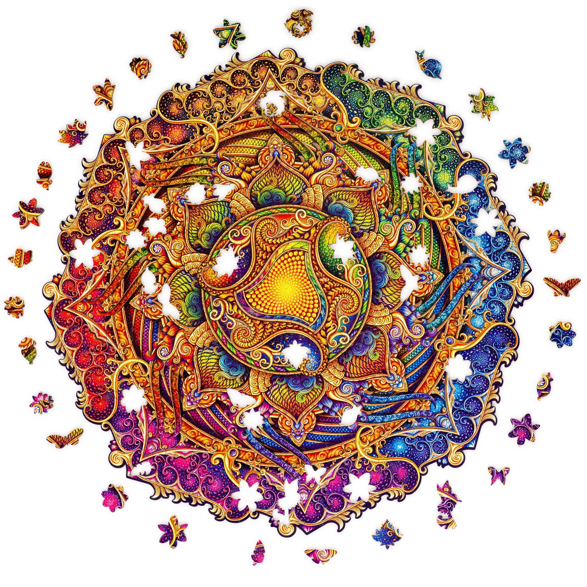 Unidragon-Mandala - Inexhaustible Abundance Wooden Jigsaw Puzzle--Legacy Toys