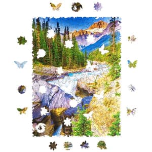 Unidragon-Mountain Creek Wooden Jigsaw Puzzle--Legacy Toys