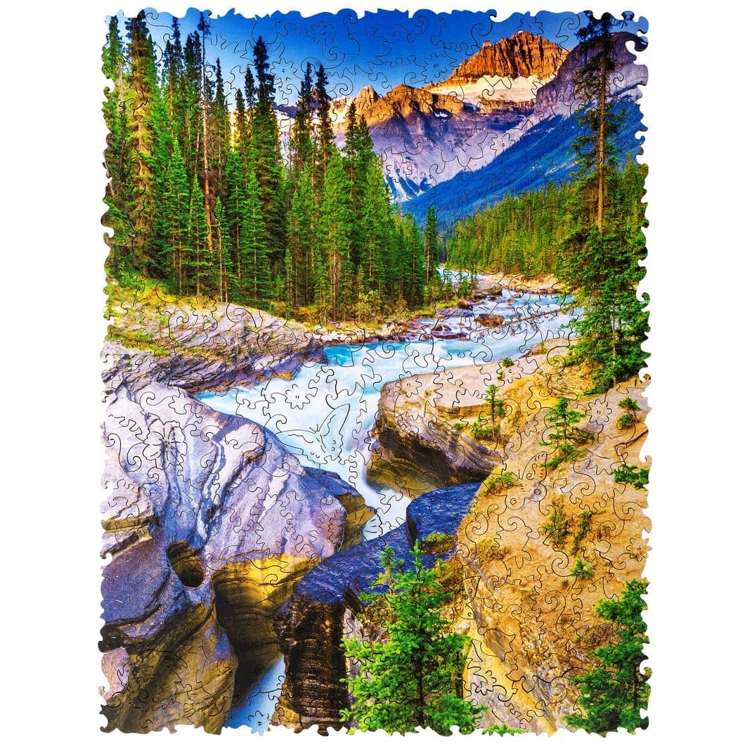 Unidragon-Mountain Creek Wooden Jigsaw Puzzle-UNI-MCR-M-Medium-Legacy Toys