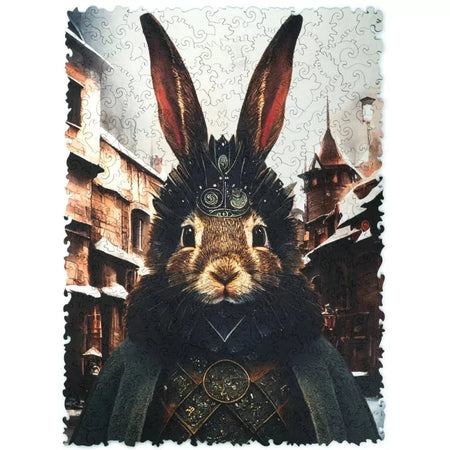 Unidragon-Pop-Art - Count Rabbit Wooden Puzzle - 250 Pieces-UNI-COUNTRAB-Legacy Toys