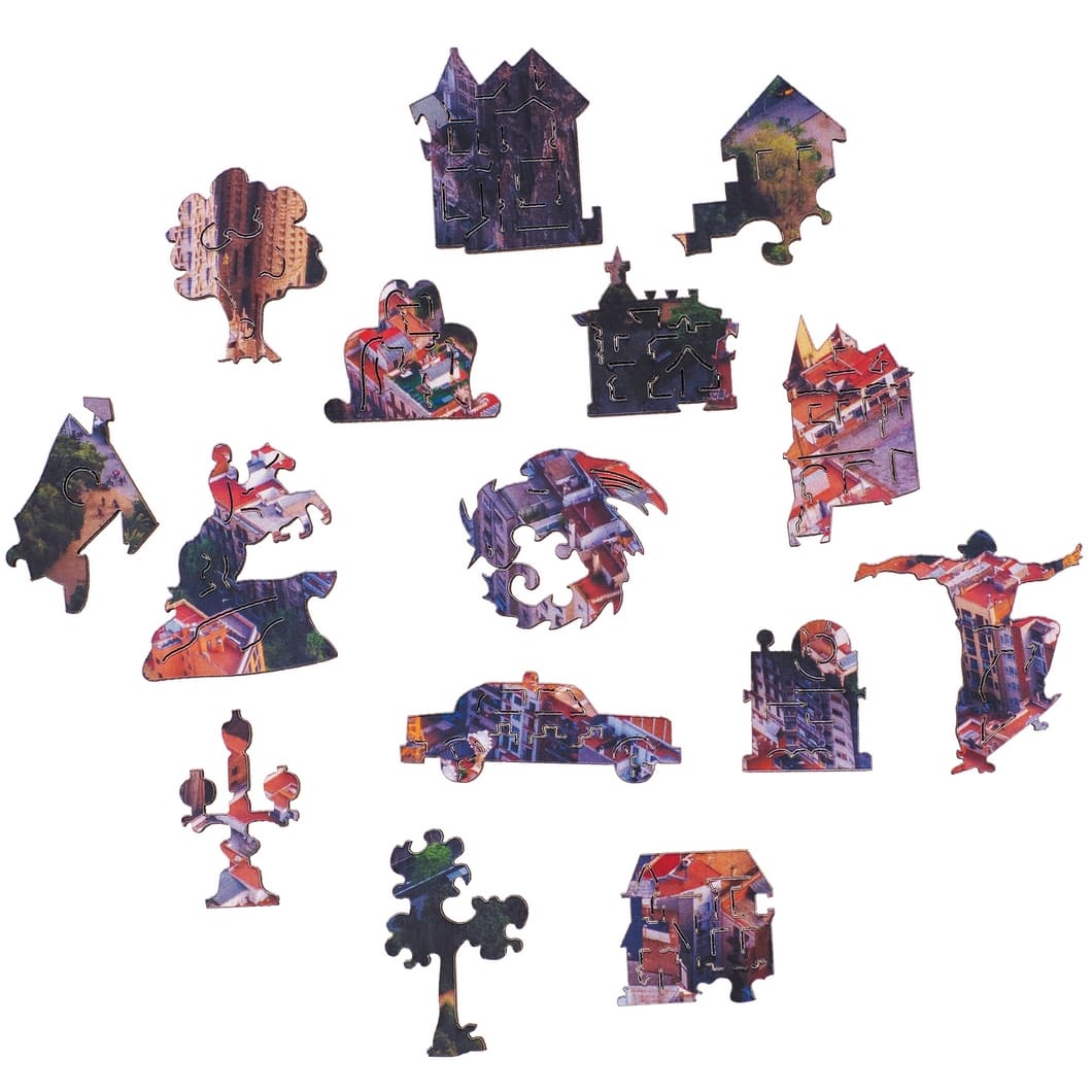 Unidragon-Sagrada Family Wooden Jigsaw Puzzle--Legacy Toys