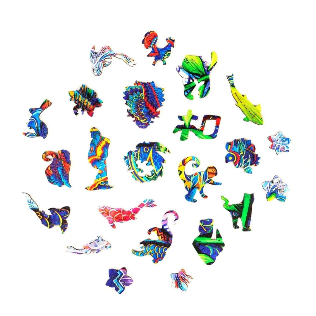 Unidragon-Serious Panda Wooden Puzzle--Legacy Toys