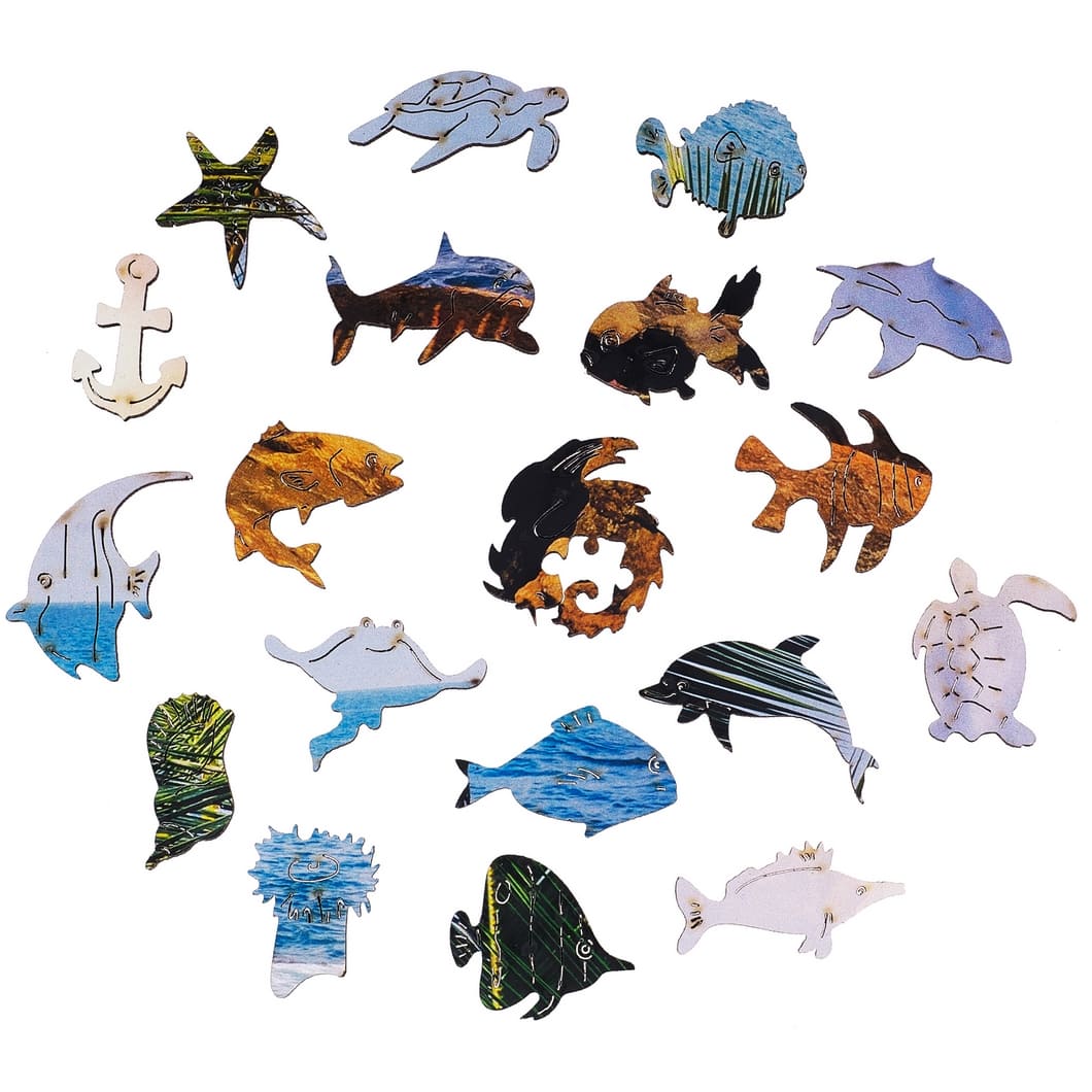 Unidragon-Tropical Beach Wooden Jigsaw Puzzle--Legacy Toys