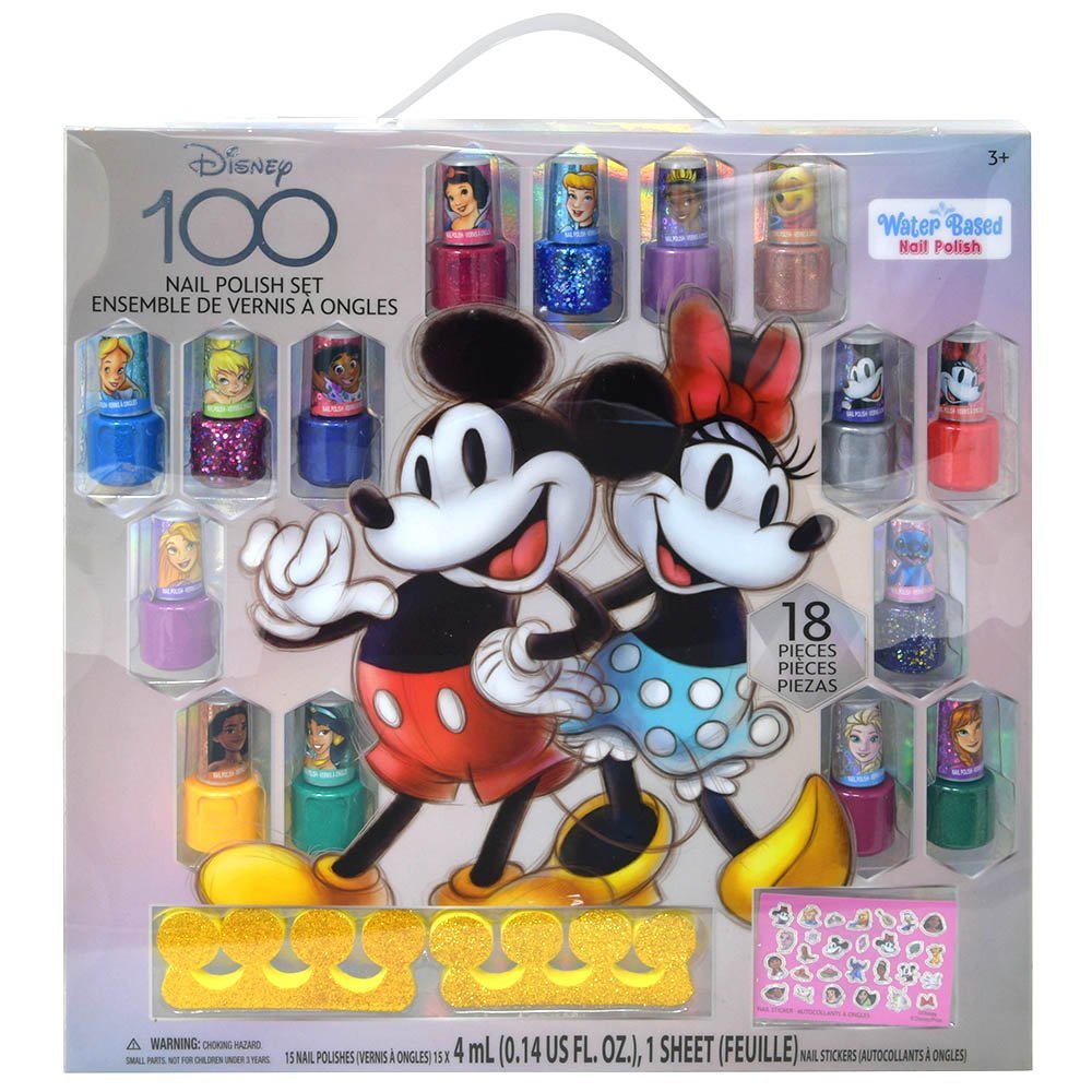 United Party-Disney's 100th 15pk Nail Polish in Box-DC4217GA-Legacy Toys