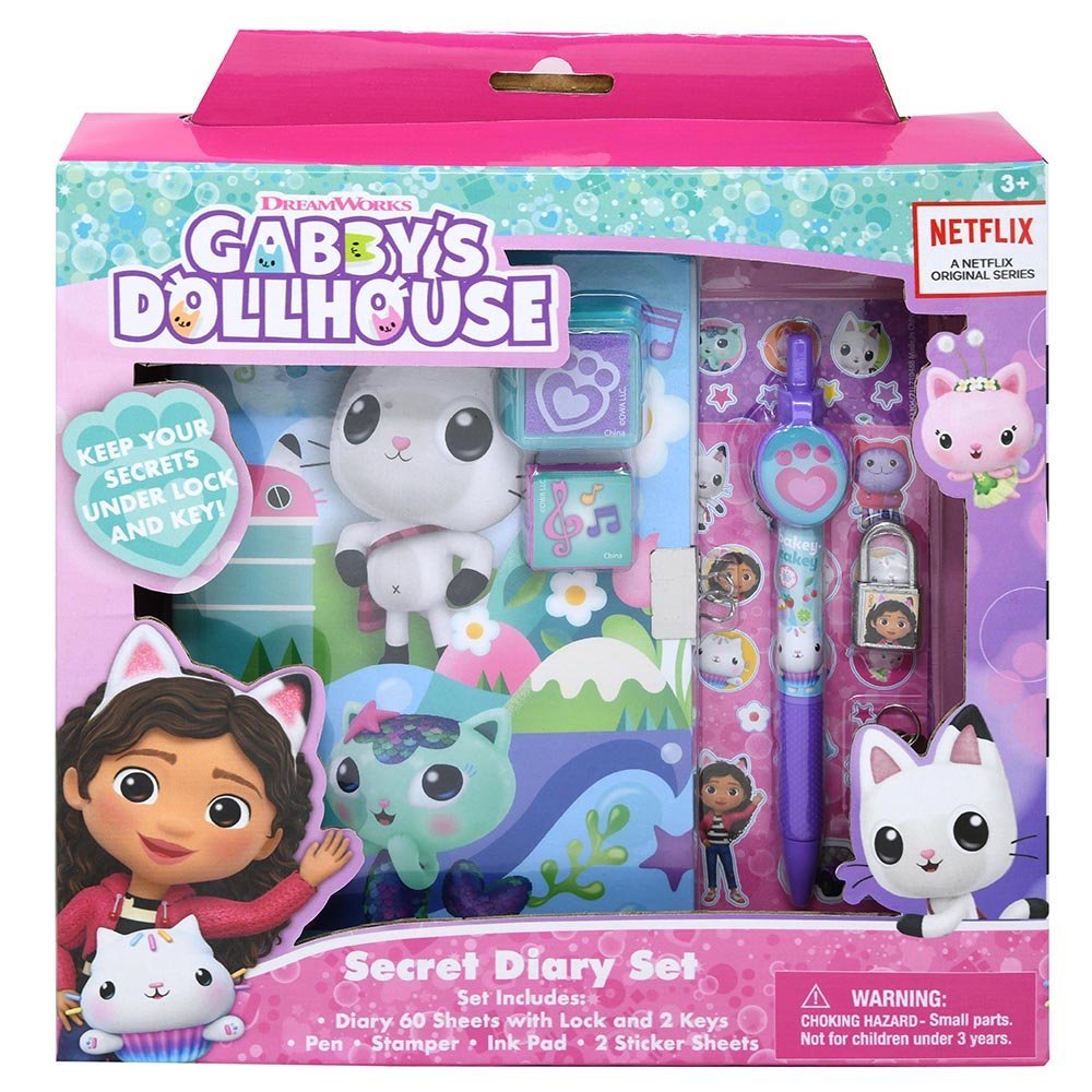 United Party-Gabby's Dollhouse Secret Diary in Box-710488GDH-Legacy Toys