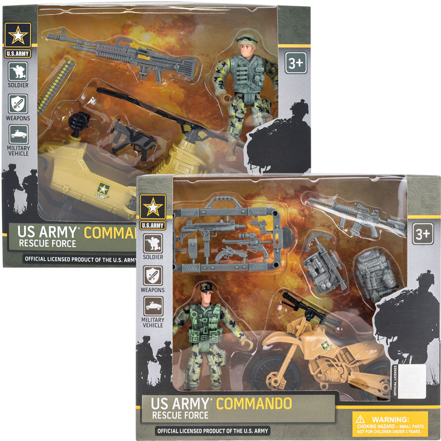United Party-Official USA Army Brand Commando 10pc Set in Box-USA20175-Legacy Toys