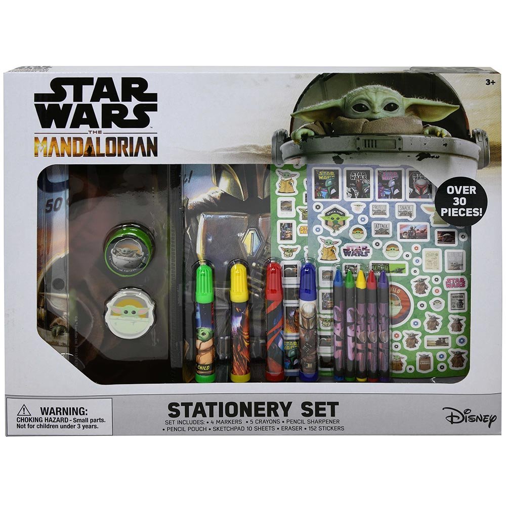 United Party-Star Wars "The Child" Over 30pc Stationery Set in Box-712478MD-Legacy Toys