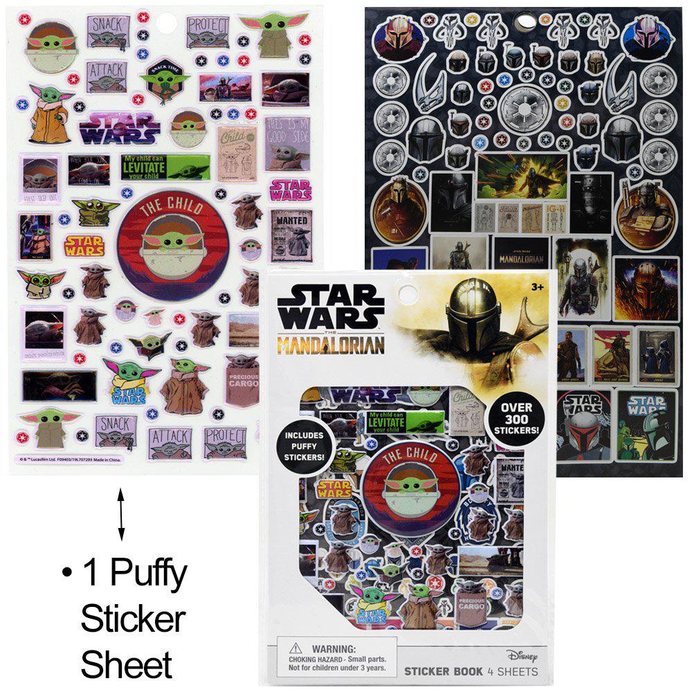 United Party-Star Wars The Child Sticker Book with Puffy Stickers 4 Sheet-707293MD-Legacy Toys