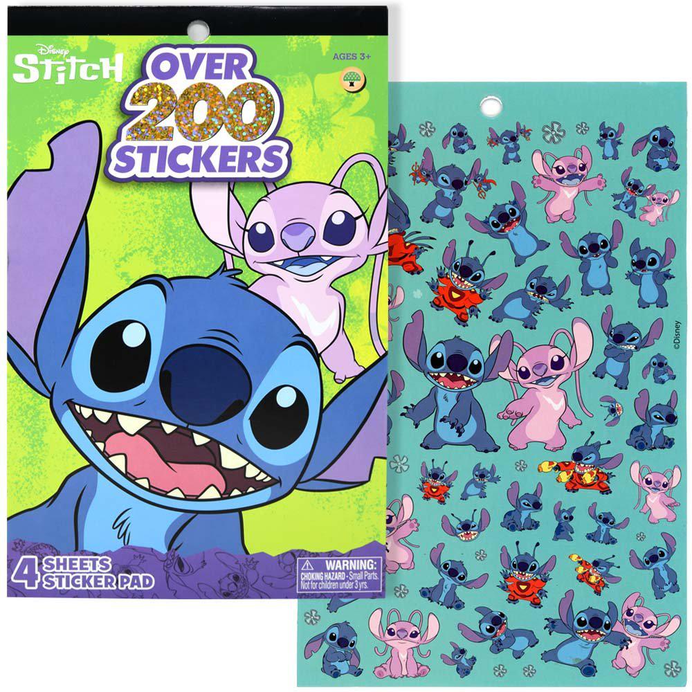 United Party-Stitch 4 Sheet Foil Cover Sticker Pad, 200+ Stickers-20601-Legacy Toys