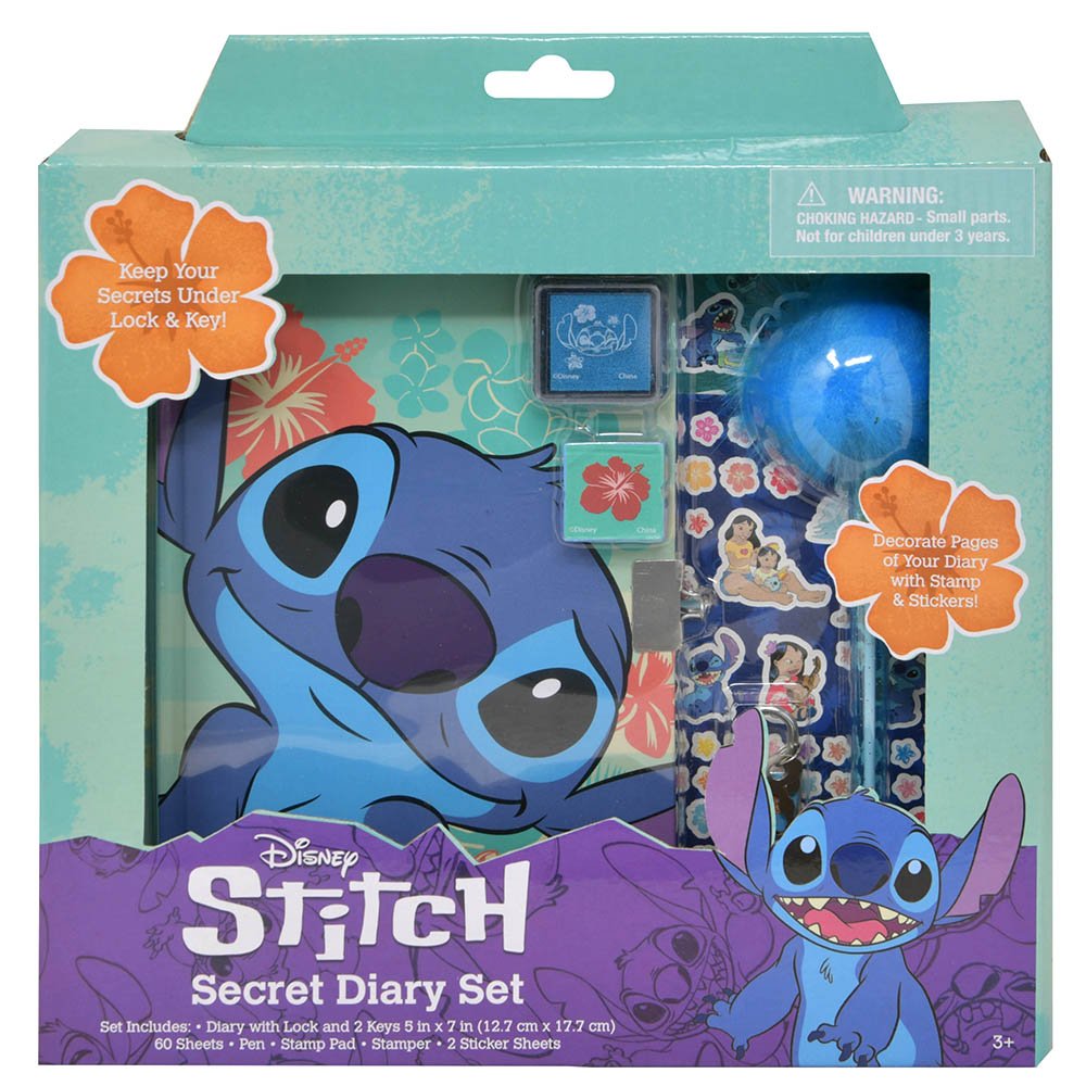 United Party-Stitch Secret Diary in Box-712676ST-Legacy Toys
